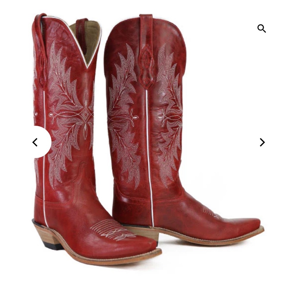 Old West Red Western Boots